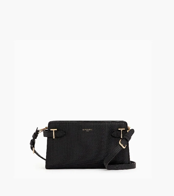 Senior Travelers Emilie small shoulder bag in signature T leather