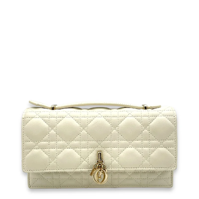 Valentine's Day My Dior Crossbody bag in Lambskin, Light Gold Hardware