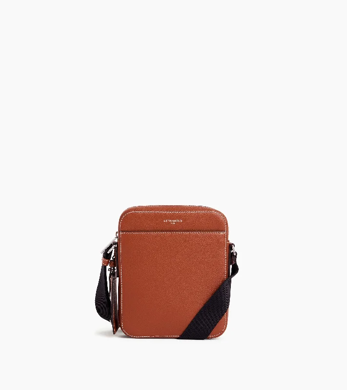 Customizable Bags For Personalized Style Emile small satchel in grained leather