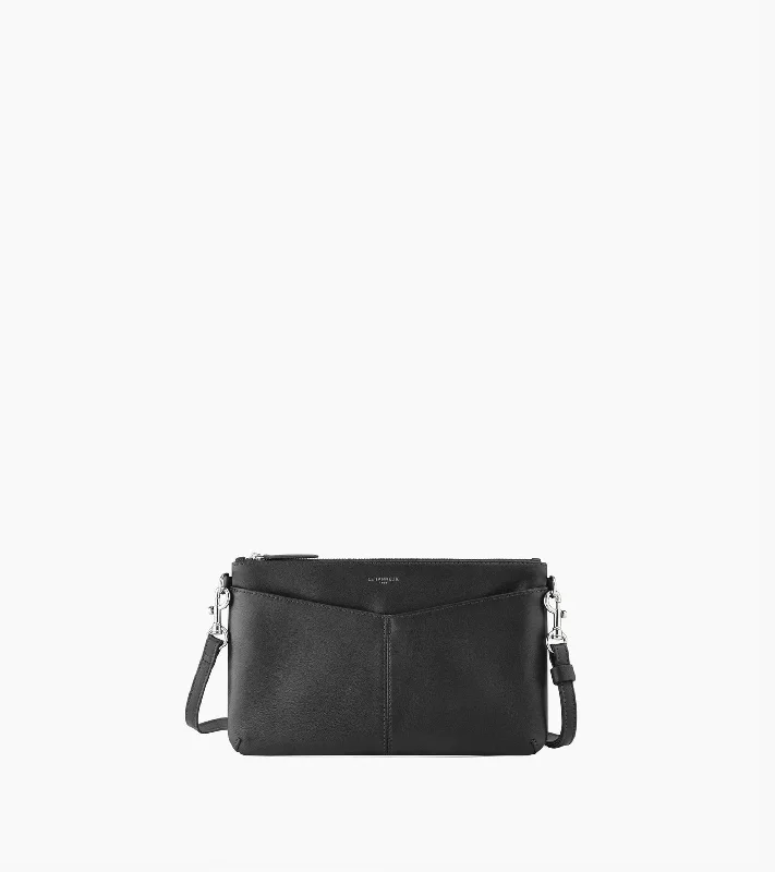 Discounted Designer Bags For Clearance Events Zipped Charlotte pouch with removable strap in smooth leather