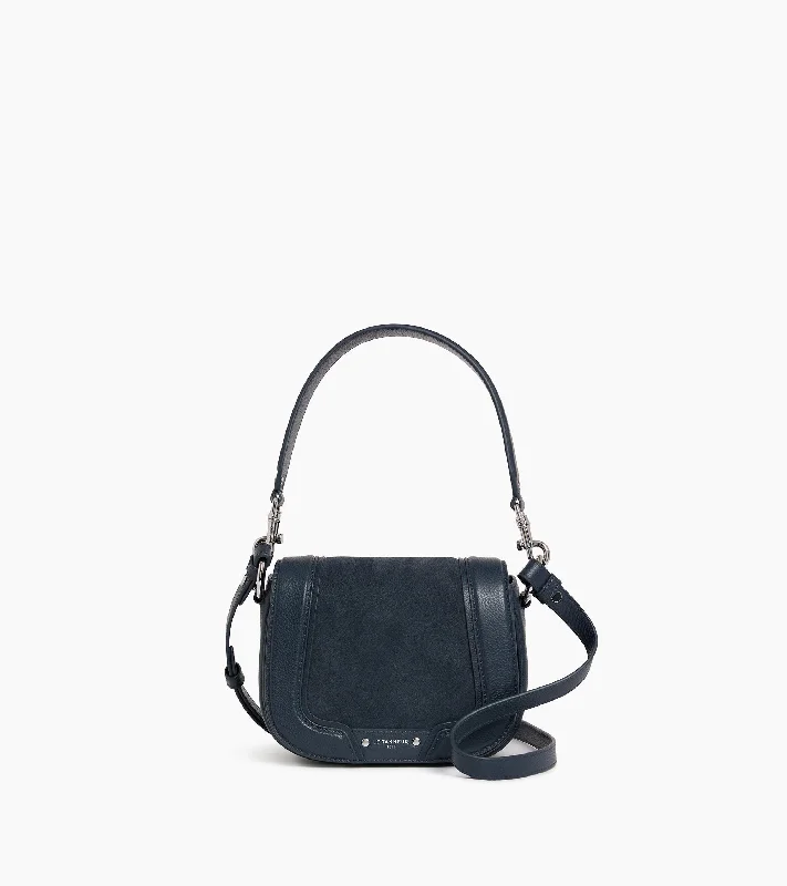 Limited Stock, Big Sale Ella small cross body bag in grained leather and nubuck