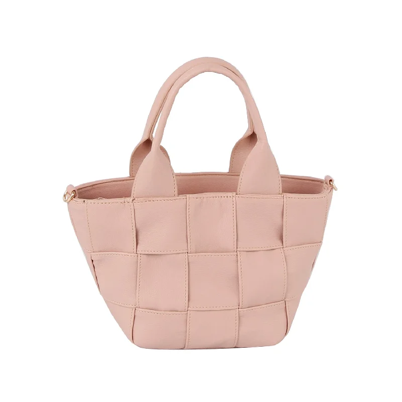Limited Stock, Big Discounts Woven basket shape crossbody top handle bag