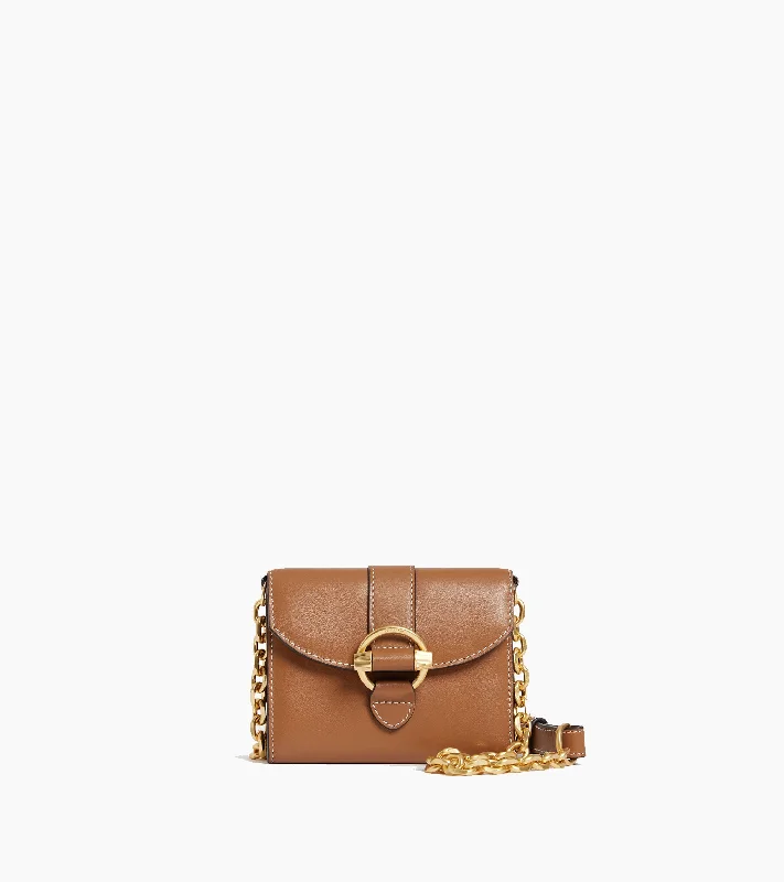 Seasonal Clearance Pia card holder with detachable shoulder strap in  smooth leather