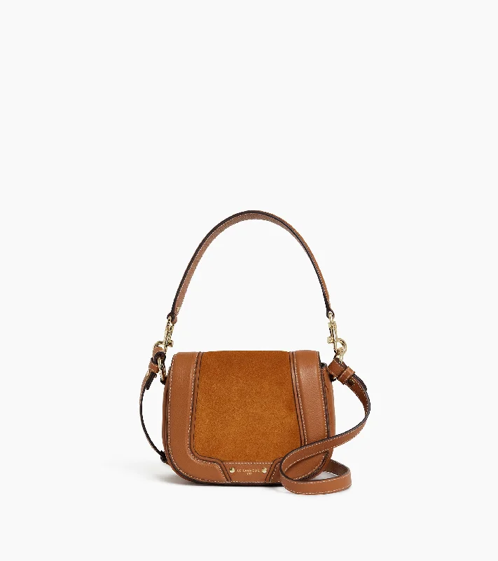 Classic Elegance Sales Ella small cross body bag in grained leather and nubuck