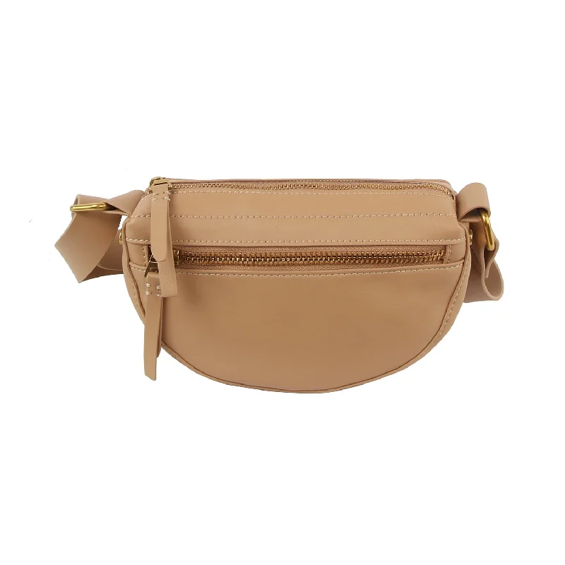 Bold Fashion Sales Soft leather half moon shaped sling bag