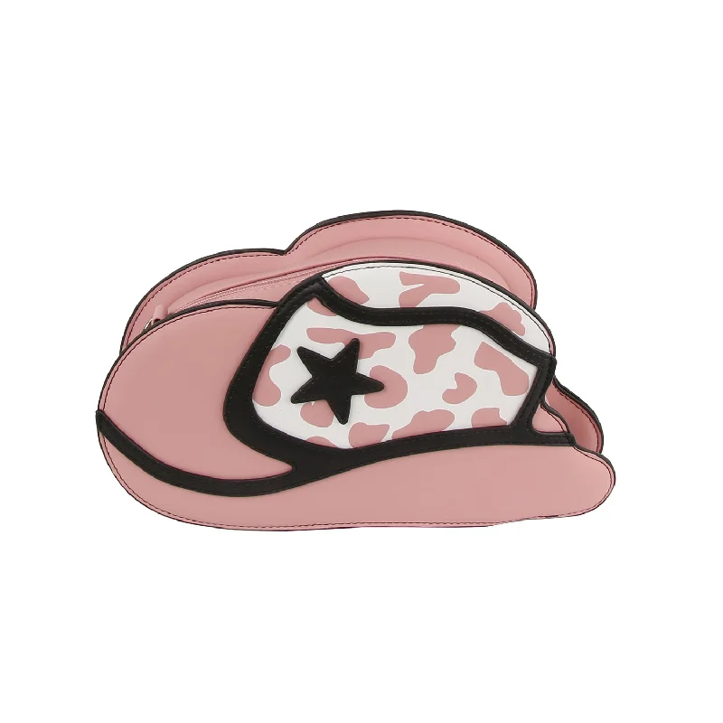 Fashion Forward Cowpoke Cowboy Hat Crossbody Bag