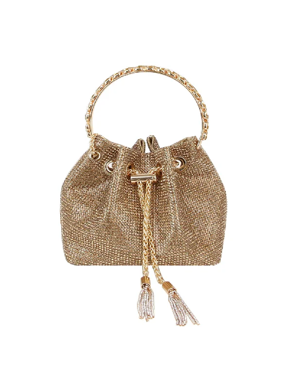 Flash Sale Now Rhinestone covered petite evening bag