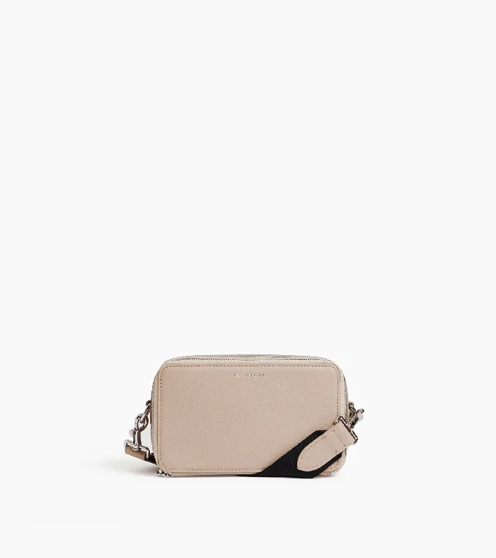 Designer Bags For Luxury Collectors With Offers Emile small 2-compartment shoulder bag in grained leather