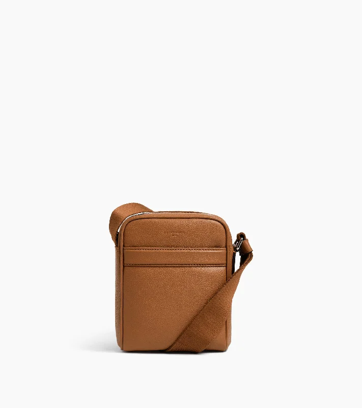 Explore What's New Charles small cross body bag in grained leather