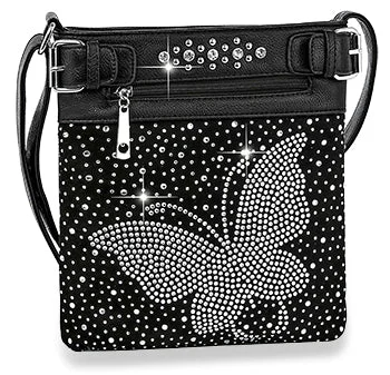 Scratch-Resistant And Luxury Sale Bags Classic Rhinestone Butterfly Crossbody