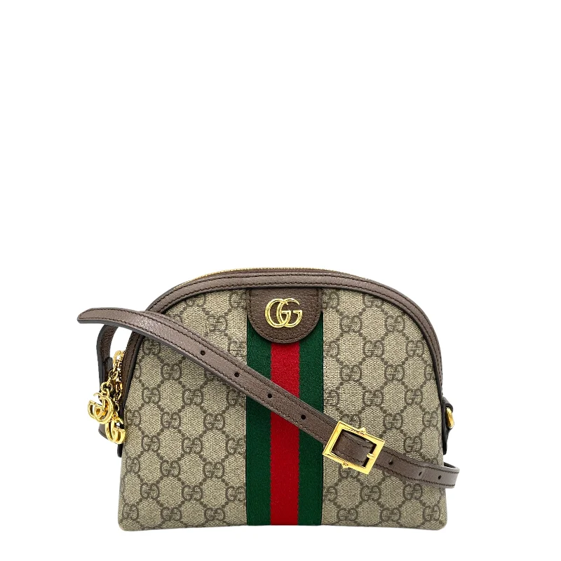 Bags With Tsa-Approved Features Ophidia Brown Crossbody Bag in Monogram Coated Canvas, Gold hardware Bags With Tsa-Approved Features Ophidia Brown Crossbody Bag in Monogram Coated Canvas, Gold hardware