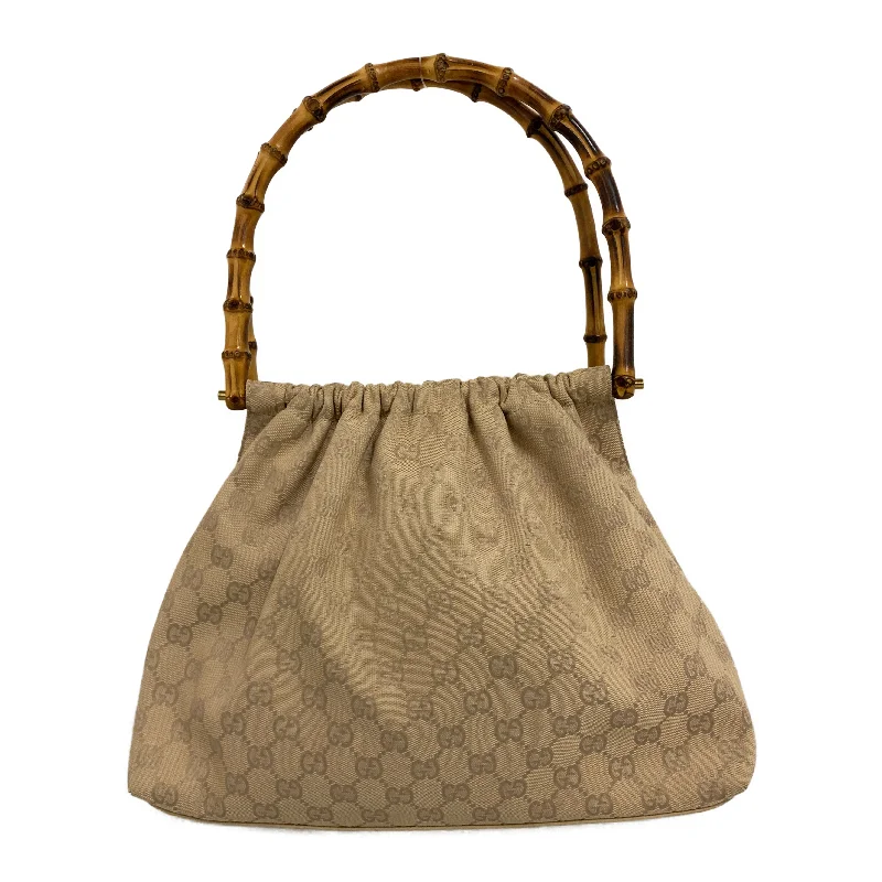 Athleisure Style Sale GUCCI/Hand Bag/Beige/Cotton/All Over Print/92708 001998