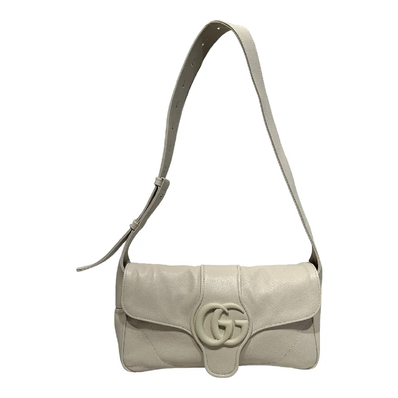 Discounted Designer Bags For Clearance Sale GUCCI/Hand Bag/S/Leather/WHT/aphrodite