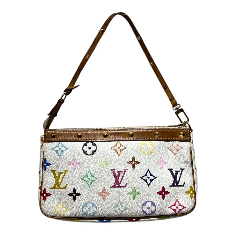 Effortless Style, Endless Impact LOUIS VUITTON/Hand Bag/Monogram/Leather/WHT/TAKASHI MURAKAMI POCHETTE