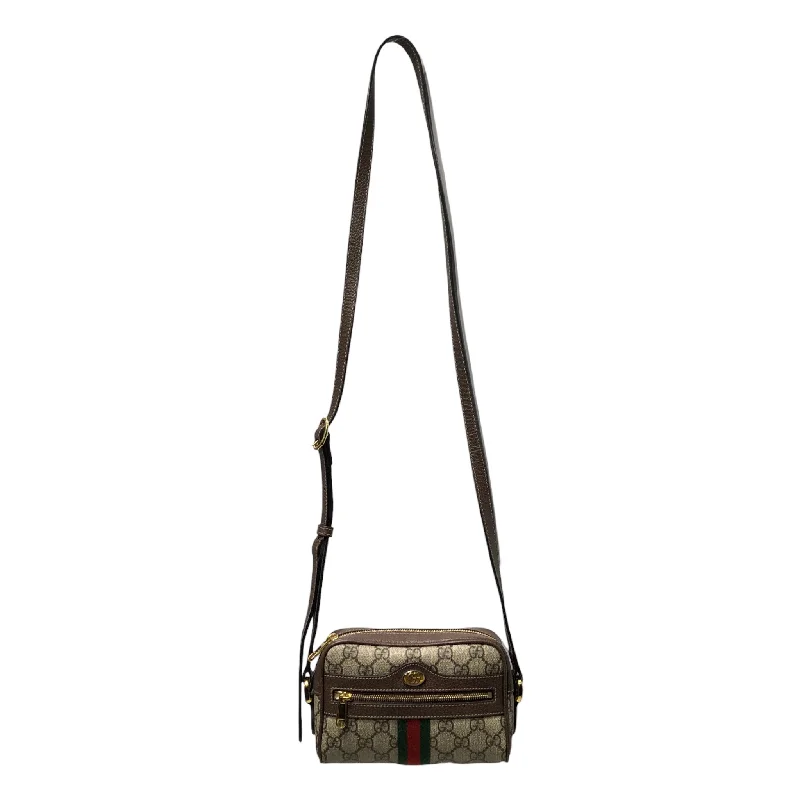 Exclusive Sale GUCCI/Bag/All Over Print/BRW/OPHIDIA LEATHER BAG