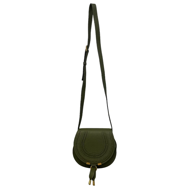 Clearance Bags For Budget Shoppers Chloe/Cross Body Bag/Leather/GRN/Small Saddle