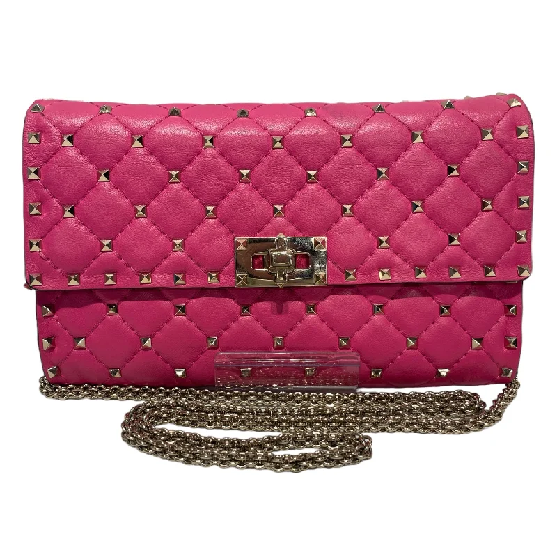 Lightweight And Functional Bags For Travel And Work VALENTINO GARAVANI/Cross Body Bag/Leather/PNK/ Lightweight And Functional Bags For Travel And Work VALENTINO GARAVANI/Cross Body Bag/Leather/PNK/