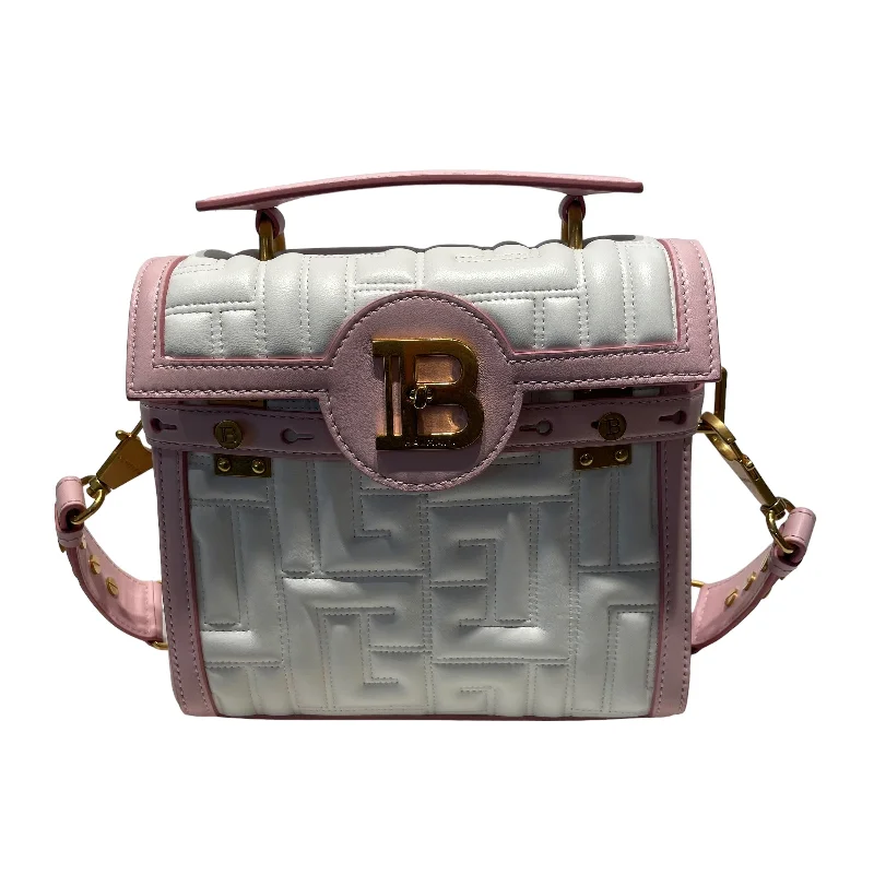 Boutique Styles BALMAIN/Cross Body Bag/Leather/WHT/