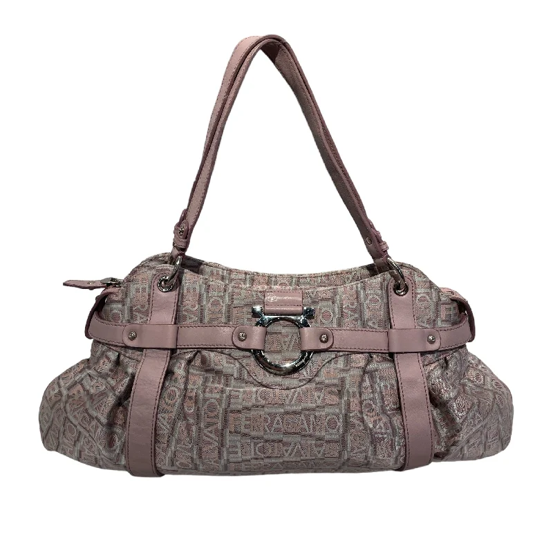 Bold Fashion Sales Salvatore Ferragamo/Hand Bag/M/All Over Print/Cotton/PPL/LILAC