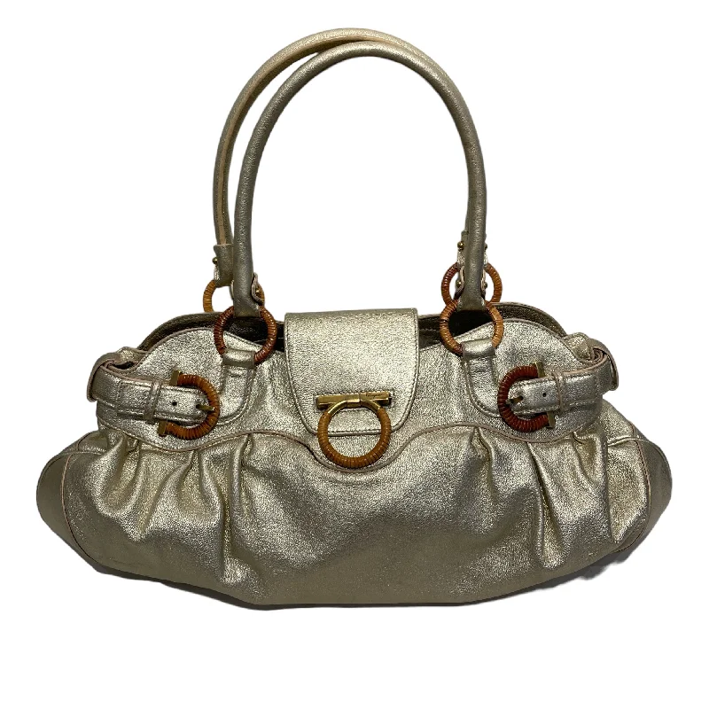 Fashion Sale Salvatore Ferragamo/Hand Bag/M/Leather/GLD/