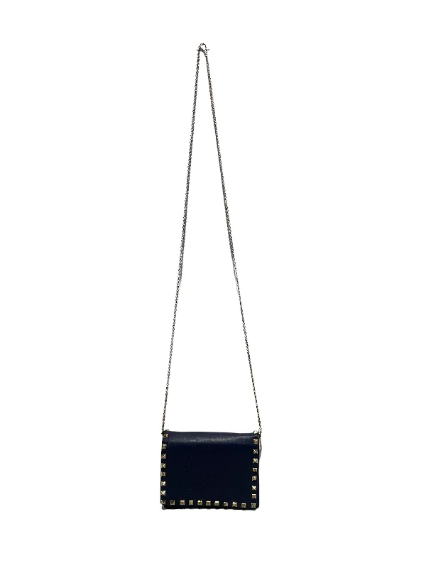 Vintage Style Deals VALENTINO GARAVANI/Cross Body Bag/XS/Leather/NVY/