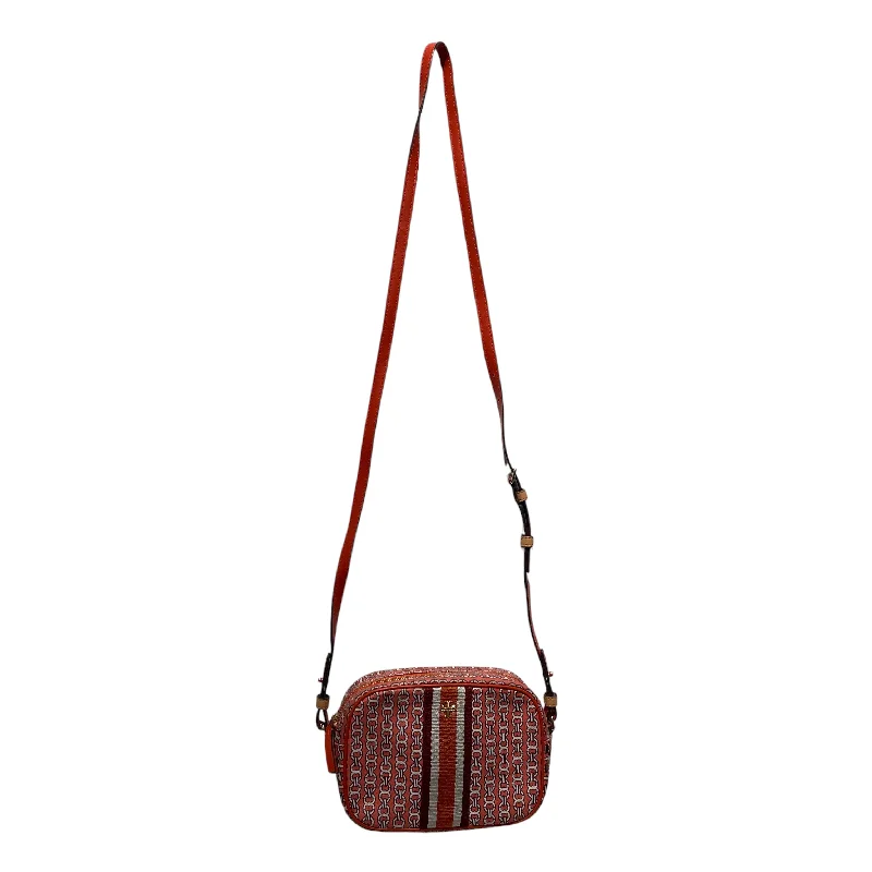 Chic Styles TORY BURCH/Cross Body Bag/All Over Print/Leather/ORN/