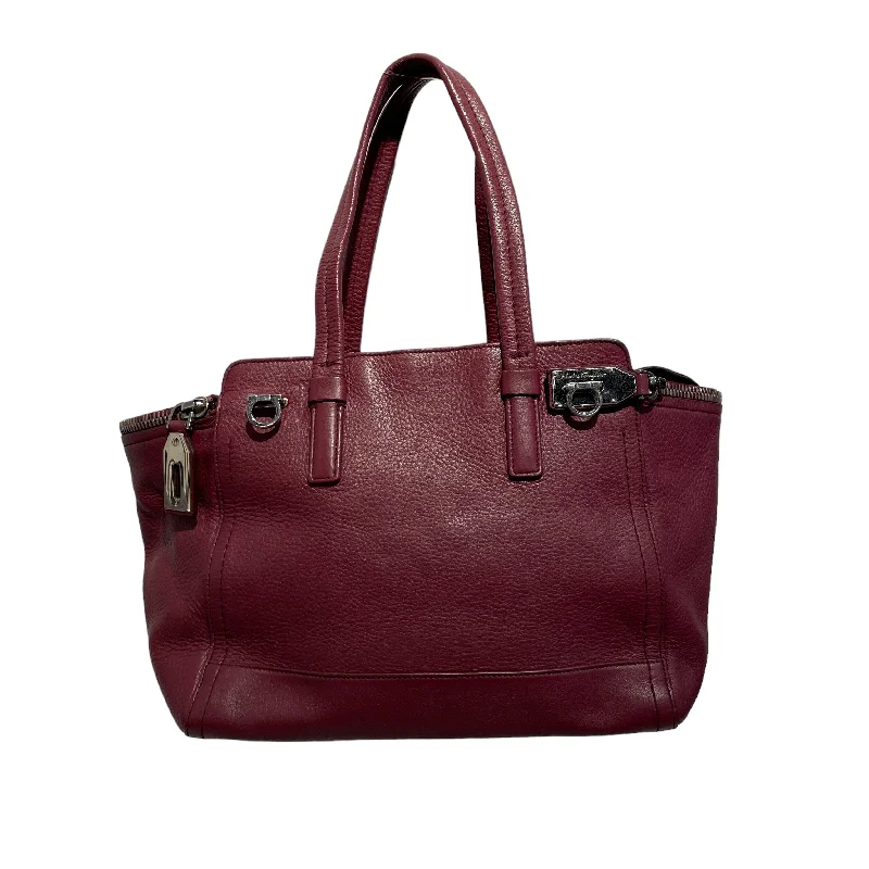 Limited Time Salvatore Ferragamo/Bag/Leather/RED/Arianna Zip