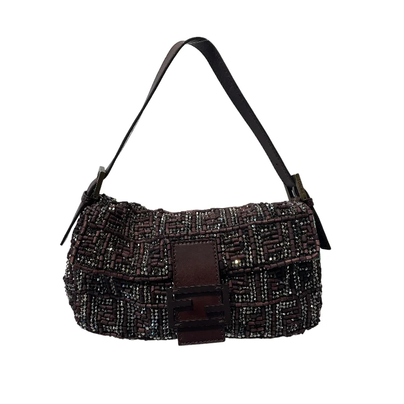 Chic Trend Collection FENDI/Hand Bag/Monogram/BRW/BEADED BAGUETTE