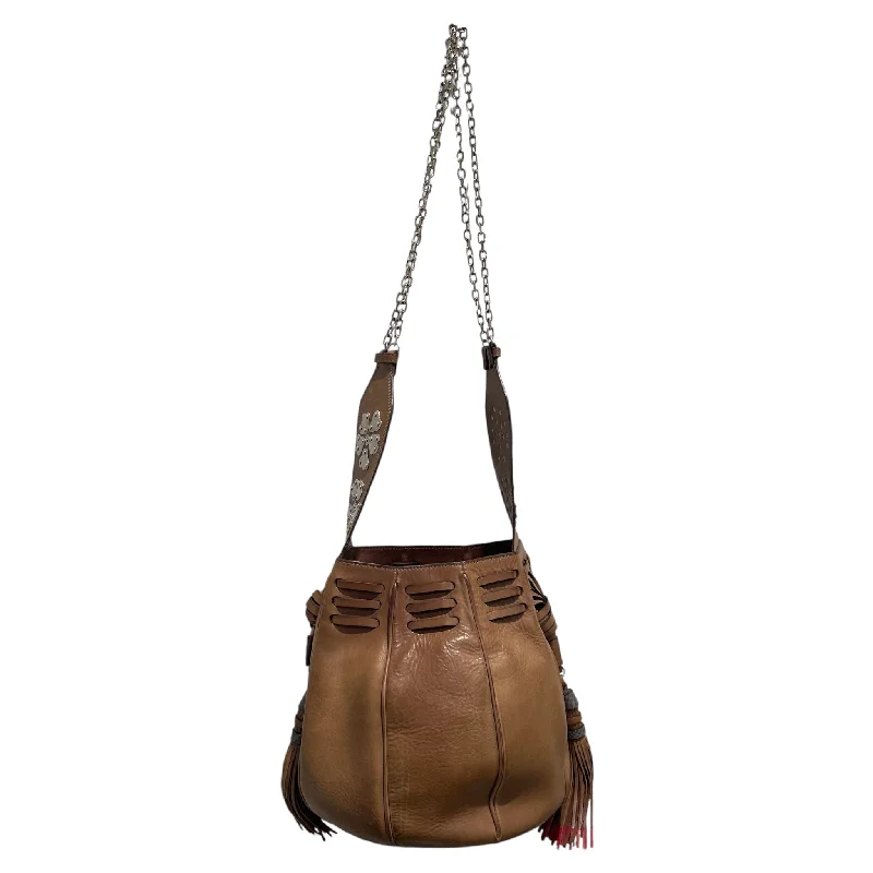 Hot Styles Chloe/Hand Bag/Leather/BRW/Tassel Bag 030853