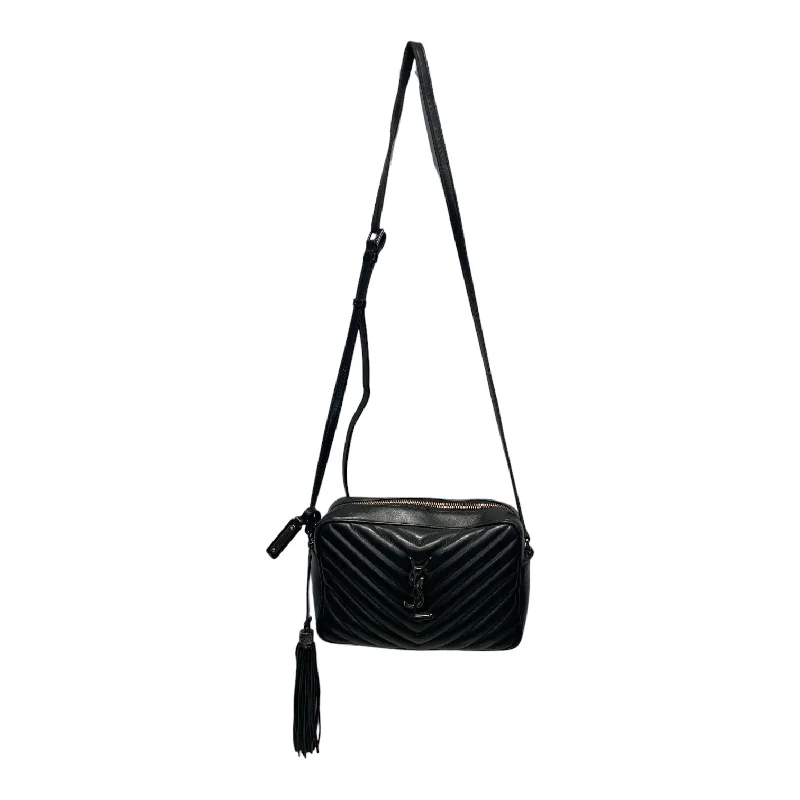 Everyday Elegance Sale YVES SAINT LAURENT/Cross Body Bag/S/Leather/BLK/yves saint calfskin cross body