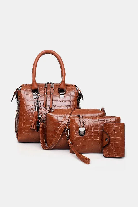 Spring Offer 4-Piece PU Leather Bag Set