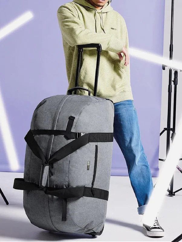 Flash Sale On Premium Bags Vegan Classic Wheelie Holdall | Grey & Black