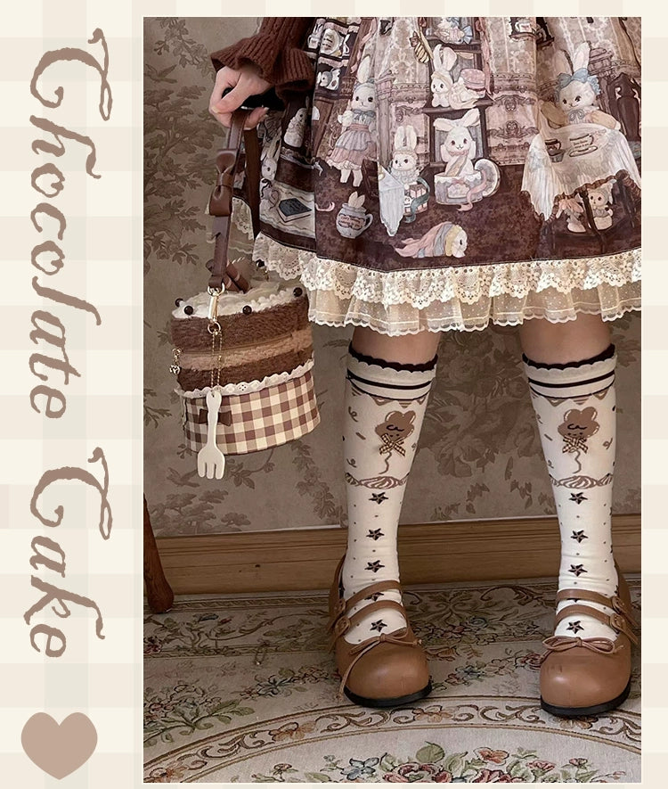 Limited Time Offer Mademoiselle Pearl~Chocolate Cake~Kawaii Lolita Chocolate Cake Bag