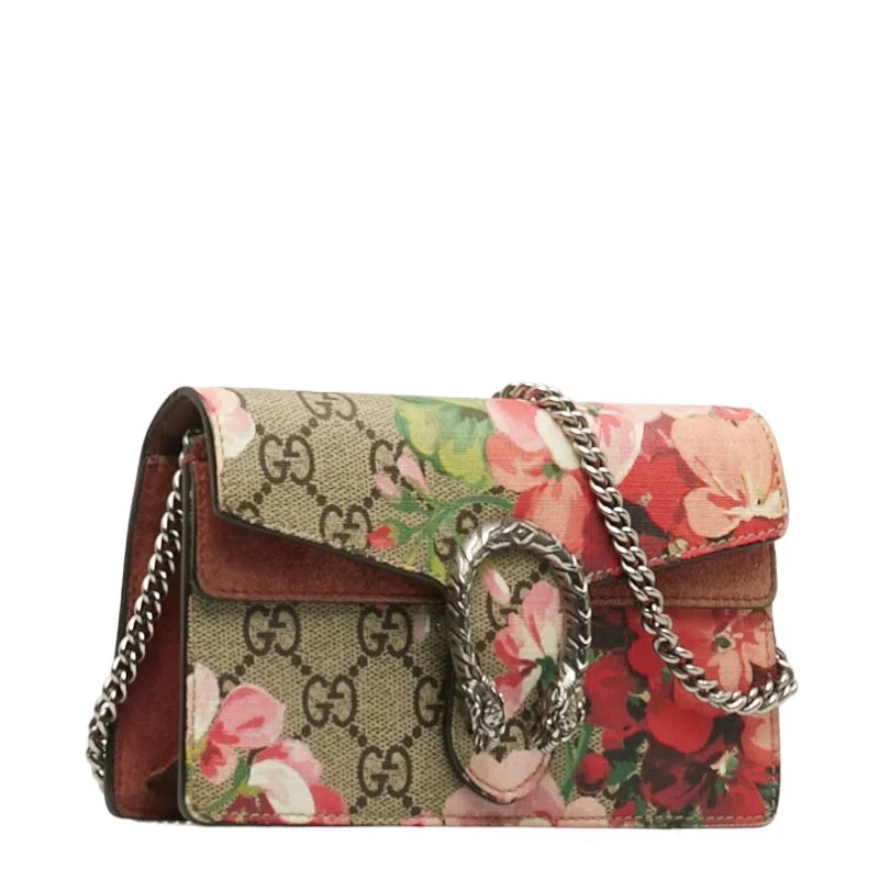 Eco-Friendly And Discounted Bags GUCCI Dionysus Blooms in Monogram 476432 Wine Red