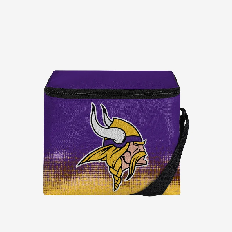 Fast Fashion Favorites Minnesota Vikings Big Logo Gradient 6 Pack Cooler