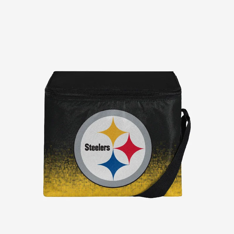 Special Offers, Don't Miss Pittsburgh Steelers Big Logo Gradient 6 Pack Cooler