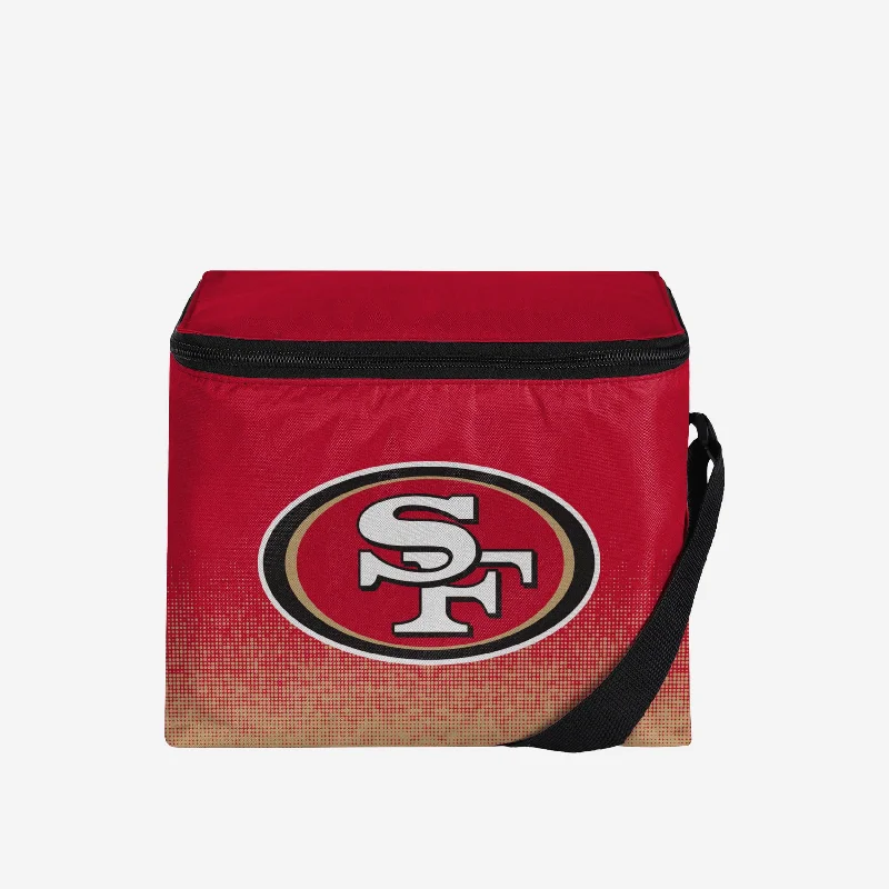 Break Fashion Norms San Francisco 49ers Big Logo Gradient 6 Pack Cooler