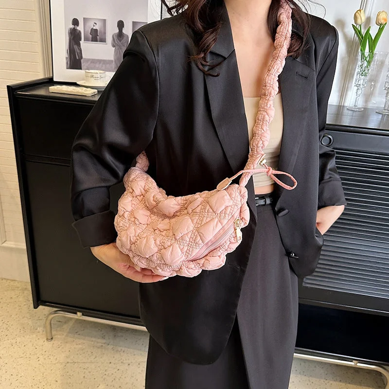 Weekend Exclusive Women's Fashion Special-interest All-Match Cloud Pleated Underarm Bag