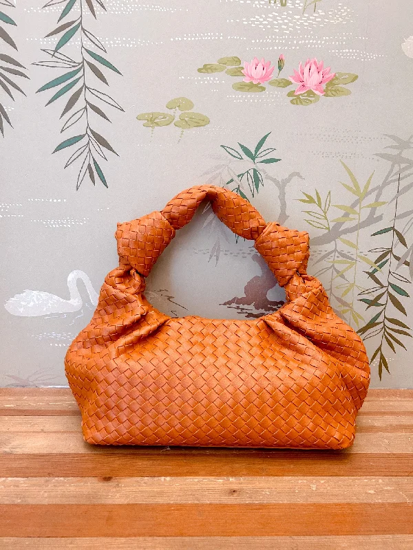 Discounted Designer Bags For Clearance Sale Woven Double Knot Bag