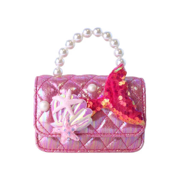 Clearance-Priced Bags Mermaid Shiny Quilted Purse