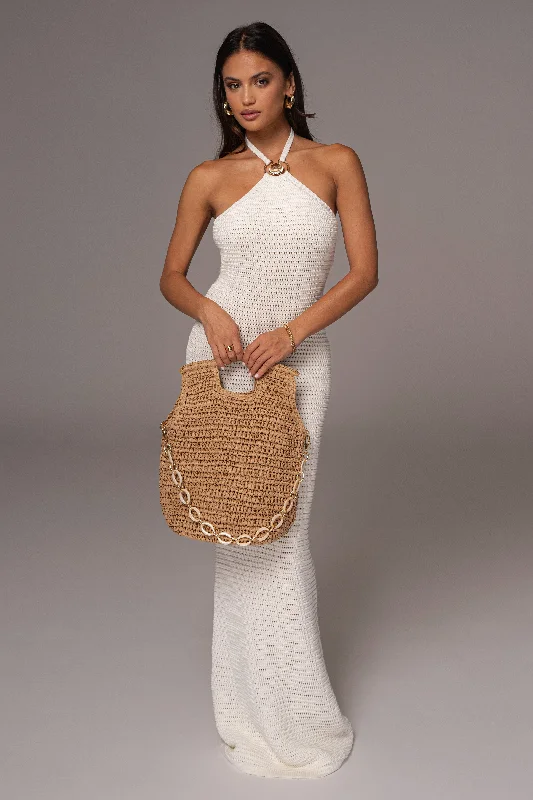 Bags For College Students On A Budget Beige Tropica Handbag