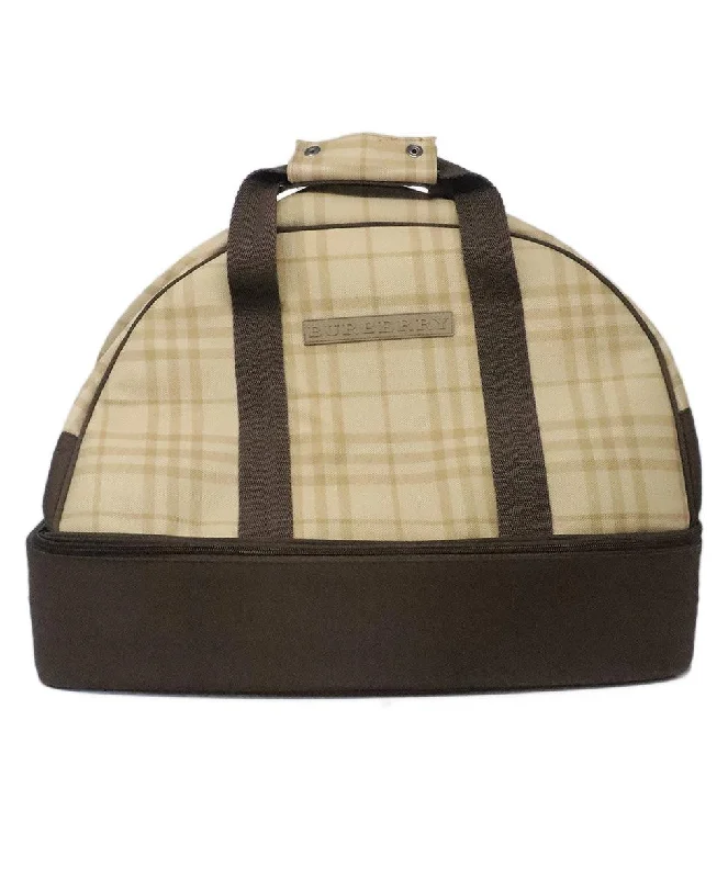 Uxury Designer Handbag Brands Burberry Golf Plaid Travel Bag