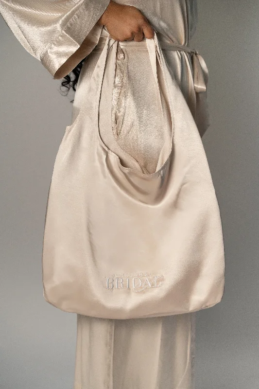 Trendy And Discounted Designer Handbags Champagne Love Story Bridal Handbag