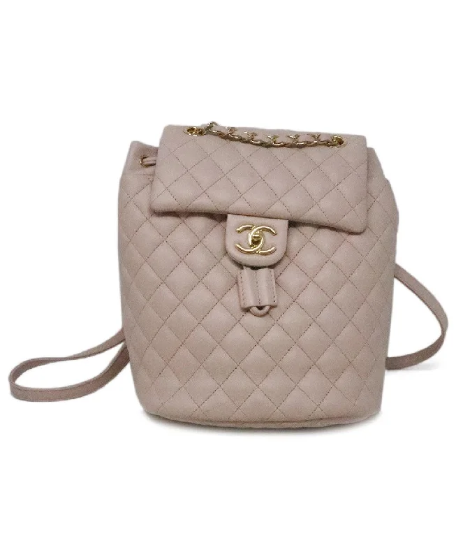 Chic Bags For Office Professionals And Urban Dwellers Chanel Pink Quilted Lambskin Urban Spirit Backpack Chic Bags For Office Professionals And Urban Dwellers