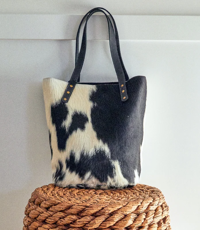 Bags For Free-Spirited And Artistic Styles Cowhide Tote