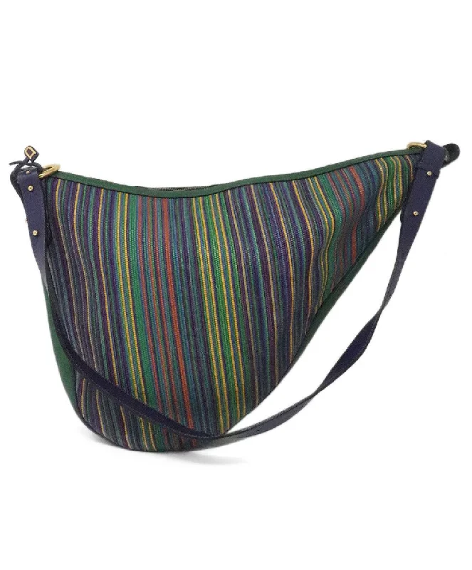 Urban Style Delvaux Multicolor Striped Shoulder Bag