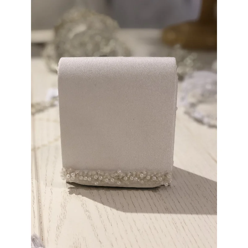 Discounted Designer Bags For Clearance Sale Embellished Satin Bag