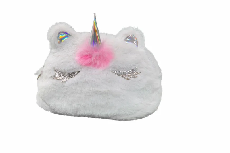 Stylish Bags With Discounts Furry Unicorn Pouch