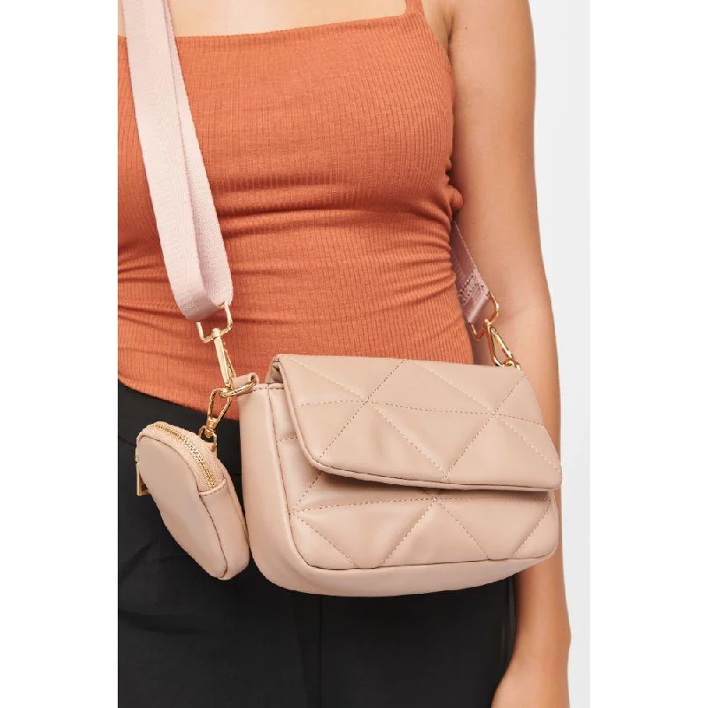 Bags With Discounts Gia Fashion Crossbody Bag in Nude
