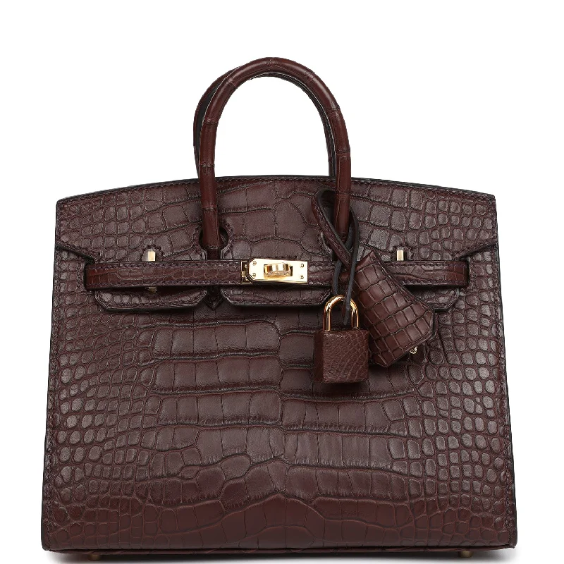 Bag Deals Hermes Birkin Sellier 20 Havane Matte Alligator Gold Hardware